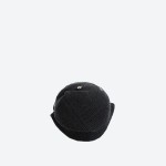 Metal Eyelet Knit Slouchy Cap